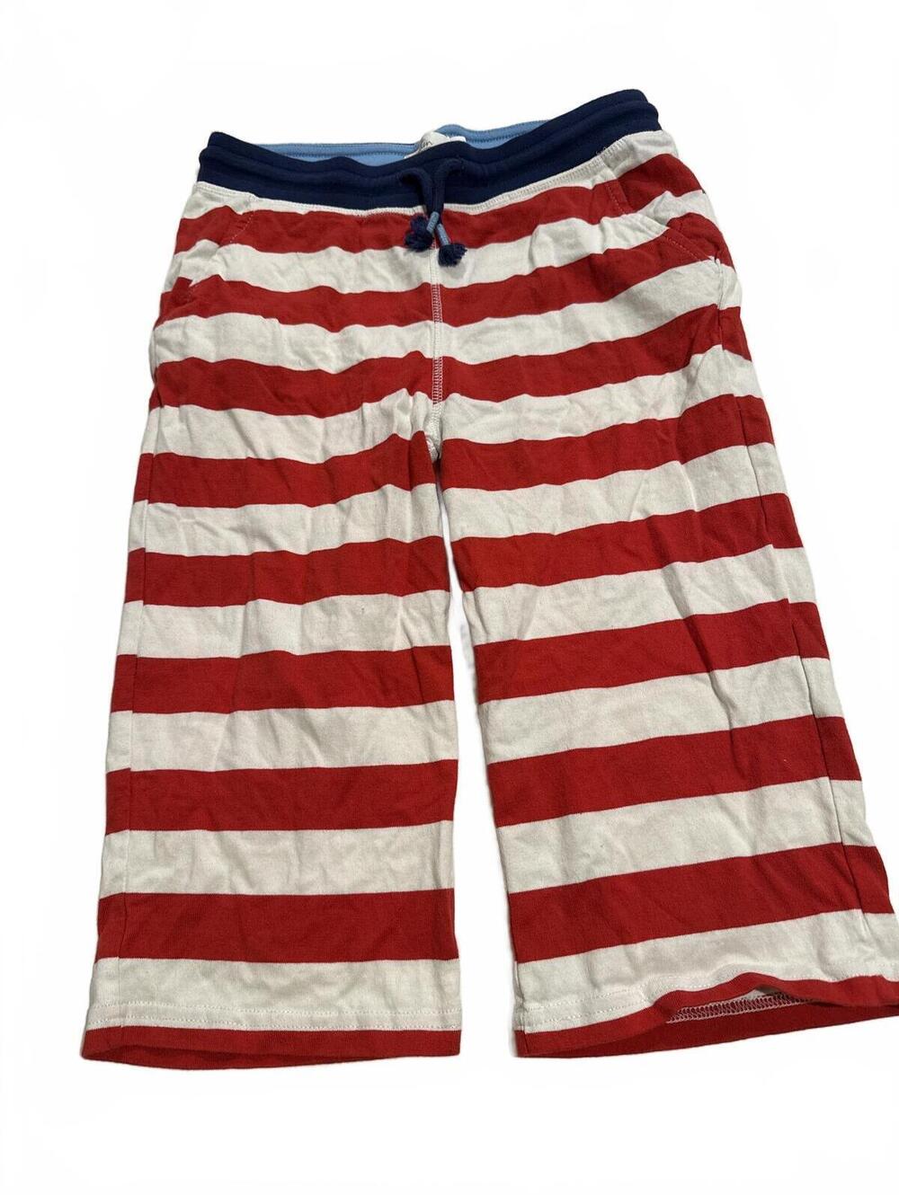 Boden Red White Jersey Baggies - Boys 12Y